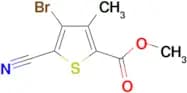 Methyl 4-bromo-5-cyano-3-methylthiophene-2-carboxylate