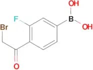 4-Bromoacetyl-3-fluorophenylboronic acid