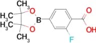 2-Fluoro-4-(4,4,5,5-tetramethyl-1,3,2-dioxaborolan-2-yl)benzoic acid