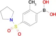 (2-Methyl-4-(pyrrolidin-1-ylsulfonyl)phenyl)boronic acid