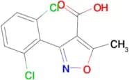 5-Methyl-3-(2′,6′-dichlorophenyl)-4-isoxazolecarboxylic acid