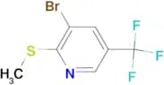 3-Bromo-2-(methylthio)-5-(trifluoromethyl)pyridine