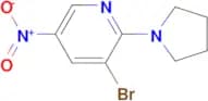 3-Bromo-5-nitro-2-(pyrrolidin-1-yl)pyridine