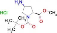 Methyl (2S,4S)-1-Boc-4-aminopyrrolidine-2-carboxylate hydrochloride