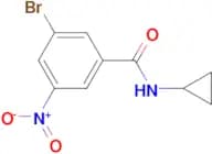 3-Bromo-N-cyclopropyl-5-nitrobenzamide
