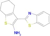 3-(Benzo[d]thiazol-2-yl)-4,5,6,7-tetrahydrobenzo[b]thiophen-2-amine