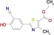 Ethyl 2-(3-cyano-4-hydroxyphenyl)-4-methylthiazole-5-carboxylate