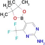 5-(4,4,5,5-Tetramethyl-1,3,2-dioxaborolan-2-yl)-4-(trifluoromethyl)pyrimidin-2-amine