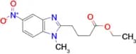 Ethyl 4-(1-methyl-5-nitro-1H-benzo[d]imidazol-2-yl)butanoate