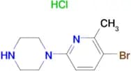 1-(5-Bromo-6-methylpyridin-2-yl)piperazinehydrochloride