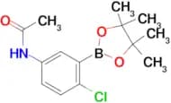 N-(4-Chloro-3-(4,4,5,5-tetramethyl-1,3,2-dioxaborolan-2-yl)phenyl)acetamide