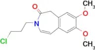 3-(3-Chloropropyl)-1,3-dihydro-7,8-dimethoxy-2H-3-benzazepin-2-one
