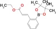 (E)-Ethyl 3-(2-(4,4,5,5-tetramethyl-1,3,2-dioxaborolan-2-yl)phenyl)acrylate