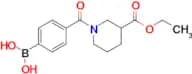 (4-(3-(Ethoxycarbonyl)piperidine-1-carbonyl)phenyl)boronic acid