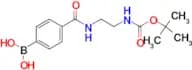(4-((2-((tert-Butoxycarbonyl)amino)ethyl)carbamoyl)-phenyl)boronic acid