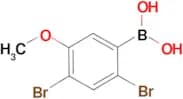 (2,4-Dibromo-5-methoxyphenyl)boronic acid