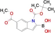 (1-(tert-Butoxycarbonyl)-6-(methoxycarbonyl)-1H-indol-2-yl)boronic acid