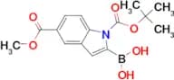 (1-(tert-Butoxycarbonyl)-5-(methoxycarbonyl)-1H-indol-2-yl)boronic acid