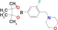 4-(2-Fluoro-4-(4,4,5,5-tetramethyl-1,3,2-dioxaborolan-2-yl)benzyl)morpholine