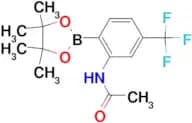 N-(2-(4,4,5,5-Tetramethyl-1,3,2-dioxaborolan-2-yl)-5-(trifluoromethyl)phenyl)acetamide