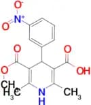 5-(Methoxycarbonyl)-2,6-dimethyl-4-(3-nitrophenyl)-1,4-dihydropyridine-3-carboxylic acid