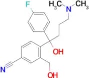 4-[4-(Dimethylamino)-1-(4-fluorophenyl)-1-hydroxybutyl]-3-(hydroxymethyl)benzonitrile