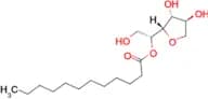 (R)-1-((2S,3R,4S)-3,4-Dihydroxytetrahydrofuran-2-yl)-2-hydroxyethyl dodecanoate