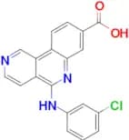 5-((3-Chlorophenyl)amino)benzo[c][2,6]naphthyridine-8-carboxylic acid