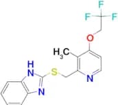 2-(((3-Methyl-4-(2,2,2-trifluoroethoxy)pyridin-2-yl)methyl)thio)-1H-benzo[d]imidazole