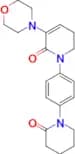 3-Morpholino-1-(4-(2-oxopiperidin-1-yl)phenyl)-5,6-dihydropyridin-2(1H)-one
