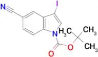 tert-Butyl 5-cyano-3-iodo-1H-indole-1-carboxylate