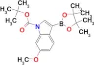 tert-Butyl 6-methoxy-3-(4,4,5,5-tetramethyl-1,3,2-dioxaborolan-2-yl)-1H-indole-1-carboxylate