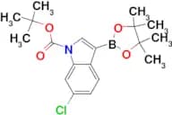 tert-Butyl 6-chloro-3-(4,4,5,5-tetramethyl-1,3,2-dioxaborolan-2-yl)-1H-indole-1-carboxylate