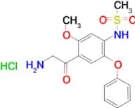 N-(4-(2-Aminoacetyl)-5-methoxy-2-phenoxyphenyl)methanesulfonamide hydrochloride
