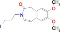 7,8-Dimethoxy-3-(3-iodopropyl)-1,3-dihydro-2H-3-benzazepin-2-one