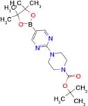 tert-Butyl 4-(5-(4,4,5,5-tetramethyl-1,3,2-dioxaborolan-2-yl)pyrimidin-2-yl)piperazine-1-carboxyla…