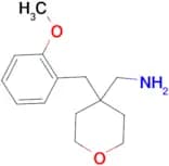 {4-[(2-Methoxyphenyl)methyl]oxan-4-yl}methanamine