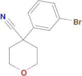 4-(3-Bromophenyl)oxane-4-carbonitrile