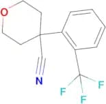 4-[2-(Trifluoromethyl)phenyl]oxane-4-carbonitrile
