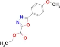 Ethyl 5-(4-methoxyphenyl)-1,3,4-oxadiazole-2-carboxylate