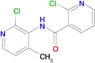 2-Chloro-N-(2-chloro-4-methylpyridin-3-yl)nicotinamide