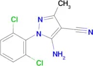 5-Amino-1-(2,6-dichlorophenyl)-3-methyl-1H-pyrazole-4-carbonitrile