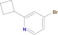 4-Bromo-2-cyclobutylpyridine