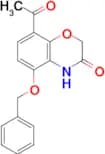 8-Acetyl-5-(benzyloxy)-2H-benzo[b][1,4]oxazin-3(4H)-one