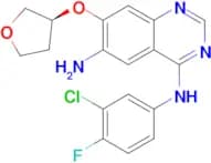 (S)-N4-(3-Chloro-4-fluorophenyl)-7-((tetrahydrofuran-3-yl)oxy)quinazoline-4,6-diamine