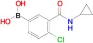 (4-Chloro-3-(cyclopropylcarbamoyl)phenyl)boronic acid
