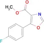 Methyl 5-(4-fluorophenyl)oxazole-4-carboxylate