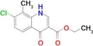 Ethyl 7-chloro-4-hydroxy-8-methylquinoline-3-carboxylate