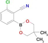 2-Chloro-6-(5,5-dimethyl-1,3,2-dioxaborinan-2-yl)benzonitrile