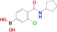 (3-Chloro-4-(cyclopentylcarbamoyl)phenyl)boronic acid